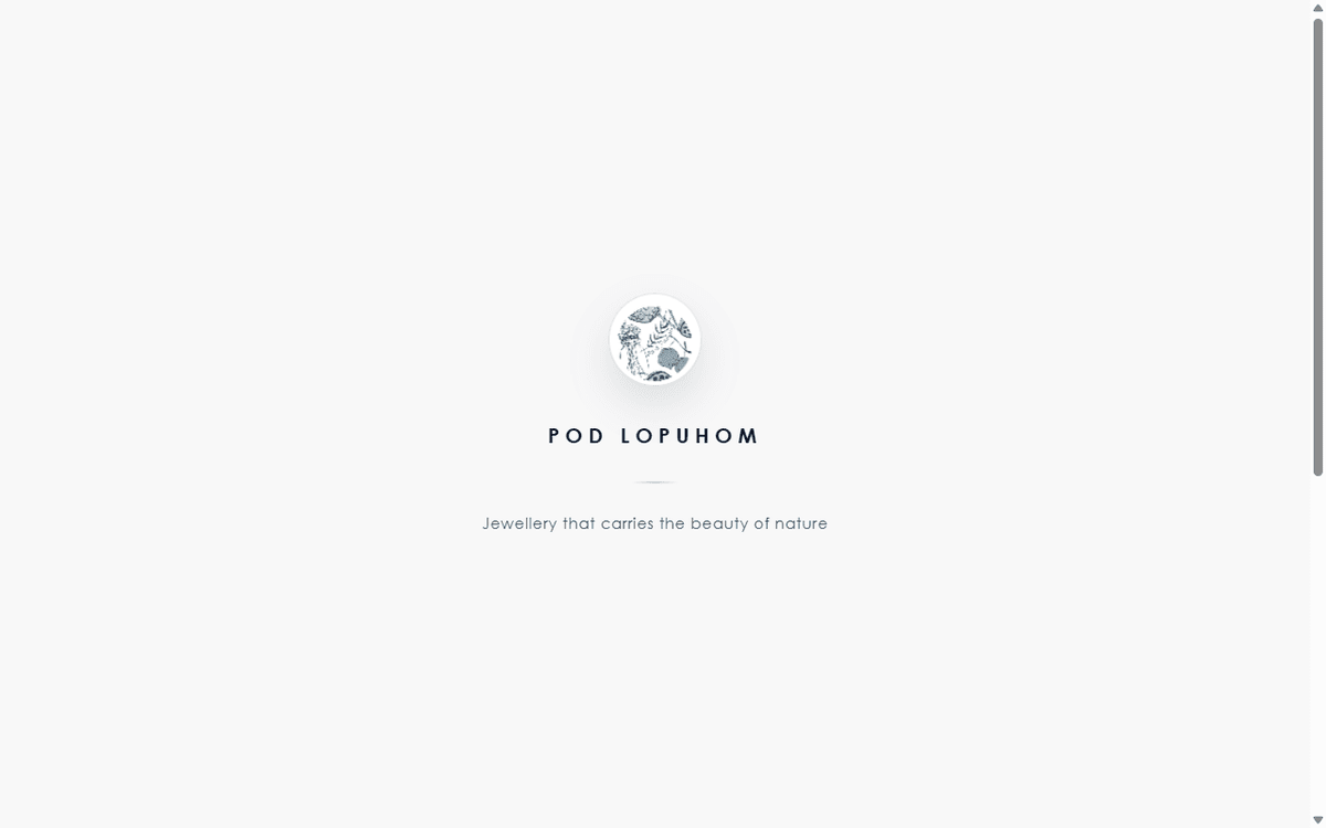 Pod Lopuhom — Gioielli botanici · e-commerce